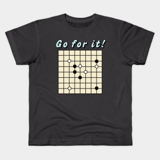 Go For It Board Game Affirmation Kids T-Shirt